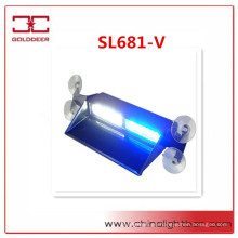 Autos-soporte Luz Interior LED ADVERTENCIA visera azul claro (SL681-V)